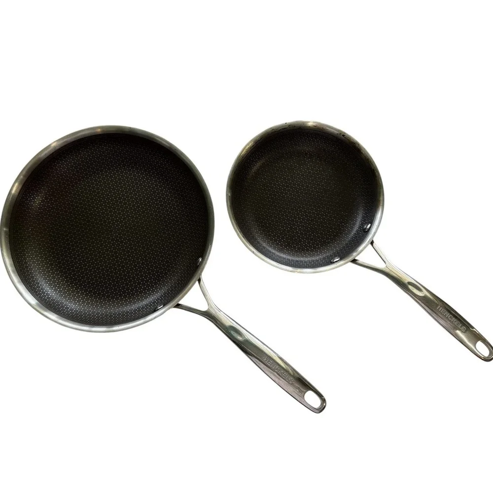Henckels Paradigm Stainless Steel Nonstick Fry Pan Set | 8